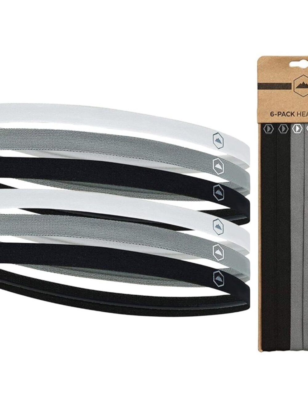 Thin Elastic Sports Headbands - Workout, Running, Soccer for Women & Men
